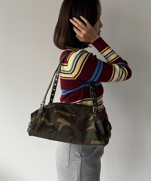 SANSeLF(サンセルフ)の「【SANSeLF】 カモフラ柄ショルダーバッグ saa25a214(ハンドバッグ・レディース・カモフラージュ・FREE)」の3枚目の写真