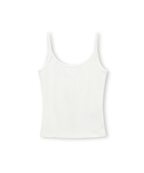 BROWNYARD(ブラウンヤード)の「Wバックオープンスリーブレス、ホワイト(Tシャツ/カットソー・レディース・その他・1/2)」の1枚目の写真