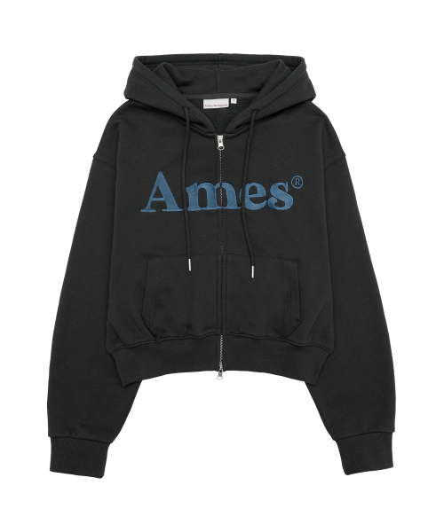 AMESWORLDWIDE（アメスワールドワイド）の「BASIC LOGO HOODIE ZIP UP DEEP CHARCOAL（パーカー・レディース・その他・SMALL/MEDIUM/LARGE）」の16枚目の写真