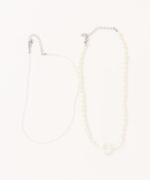 LOWRYS FARM | トップフラワー２Ｐカラーネックレス　 629835(ネックレス)