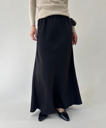 ビンテージサテンフレアスカート