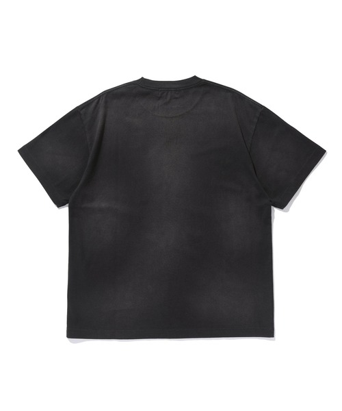 XLARGE（エクストララージ）の「DISCHARGE PRINTED STANDARD LOGO S/S TEE（Tシャツ/カットソー・メンズ・パープル/ネイビー/ブラック・S/M/L/XL）」の6枚目の写真