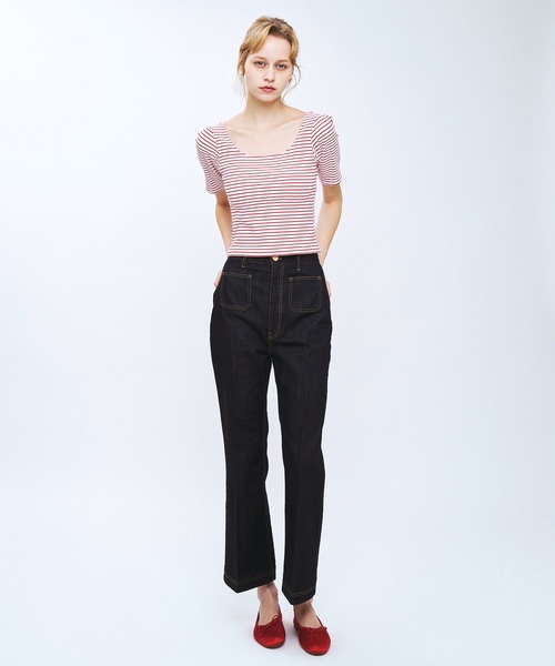 DEICY(デイシー)の「パッチポケットデニムパンツ(デニムパンツ・レディース・インディゴブルー/ブルー・0)」の18枚目の写真