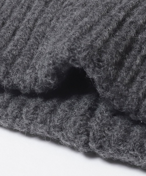 coca（coca）（コカ）の「ウール混ケーブルニット帽子（ニットキャップ/ビーニー・レディース・グレー/ブラウン・ONE SIZE）」の17枚目の写真