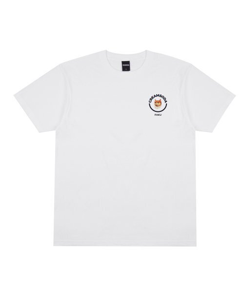 CREAM SODA LAB(クリームソーダラボ)の「LAB CRL パクサークルロゴ半袖Tシャツホワイト(Tシャツ/カットソー・メンズ・その他・LARGE/MEDIUM/X-LARGE/XX-LARGE)」の2枚目の写真
