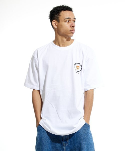 CREAM SODA LAB(クリームソーダラボ)の「LAB CRL パクサークルロゴ半袖Tシャツホワイト(Tシャツ/カットソー・メンズ・その他・LARGE/MEDIUM/X-LARGE/XX-LARGE)」の4枚目の写真