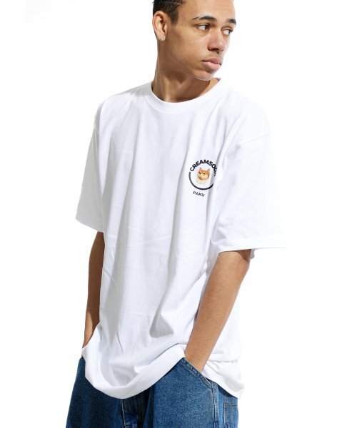 CREAM SODA LAB(クリームソーダラボ)の「LAB CRL パクサークルロゴ半袖Tシャツホワイト(Tシャツ/カットソー・メンズ・その他・LARGE/MEDIUM/X-LARGE/XX-LARGE)」の6枚目の写真