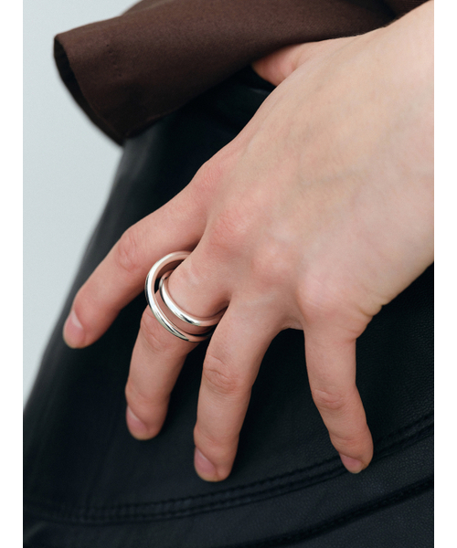 ANOTHERLAYER(アナザーレイヤー)の「Blend Ring (silver925)(リング・レディース・その他・15号/13号/11号)」の1枚目の写真