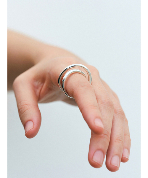 ANOTHERLAYER(アナザーレイヤー)の「Blend Ring (silver925)(リング・レディース・その他・15号/13号/11号)」の2枚目の写真