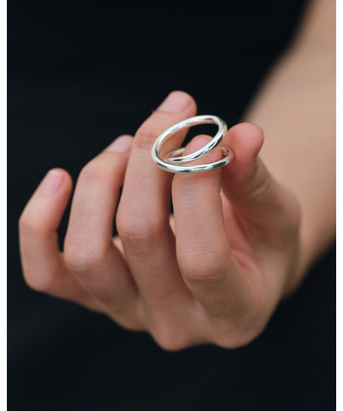 ANOTHERLAYER(アナザーレイヤー)の「Blend Ring (silver925)(リング・レディース・その他・15号/13号/11号)」の3枚目の写真