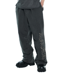 MUSCLE ARMED（マッスルアームド）の「AMDRピグメントツージョーワイドパンツ（スウェットパンツ）」