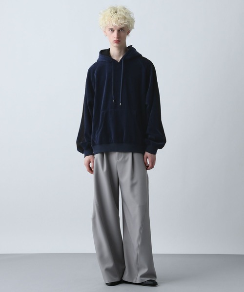 HARE(ハレ)の「レースキリカエキモウパーカー(HARE)(パーカー・メンズ・ブラック・FREE)」の7枚目の写真