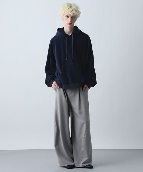 HARE(ハレ)の「レースキリカエキモウパーカー(HARE)(パーカー・メンズ・ブラック・FREE)」の8枚目の写真