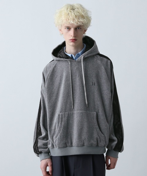 HARE(ハレ)の「レースキリカエキモウパーカー(HARE)(パーカー・メンズ・ブラック・FREE)」の12枚目の写真