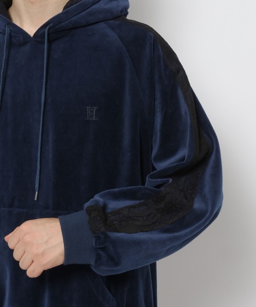 HARE(ハレ)の「レースキリカエキモウパーカー(HARE)(パーカー・メンズ・ブラック・FREE)」の22枚目の写真