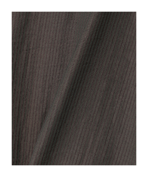 PRAIRIE(KR)(プレーリー)の「シルキー ストライプシャツ (ブラウン)(シャツ/ブラウス・メンズ・ブラウン・MEDIUM/LARGE)」の8枚目の写真