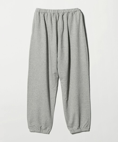 6（ロク）の「＜6(ROKU)＞コットンウラケ ギャザーパンツ GRAY（スウェットパンツ・レディース・グレー系・38/36）」の2枚目の写真