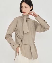 STUDIOUS | 【STUDIOUS/ステュディオス】Waist Tucked Wool Shirt/ウエストタックウールシャツ(シャツ/ブラウス)