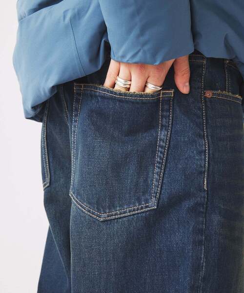 JOURNAL STANDARD relume(ジャーナルスタンダード レリューム)の「スモーキーデニム ワイドパンツ(デニムパンツ・メンズ・ブラック系その他/クリアブルー/コバルトブルー・MEDIUM/LARGE)」の20枚目の写真