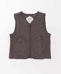 Ocean&Ground | ニットキルトノーカラーベスト(ベスト)
