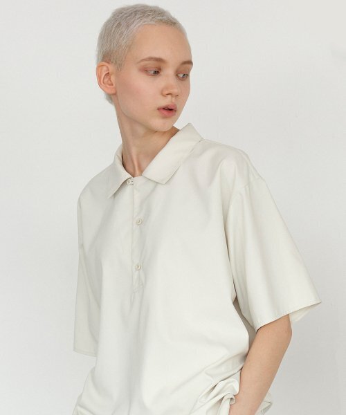 CHAMASPORTSLAB(チャマ スポーツラボ)の「CSL BOWLING SHIRT-ICE WHITE(Tシャツ/カットソー・メンズ・その他・MEDIUM)」の1枚目の写真