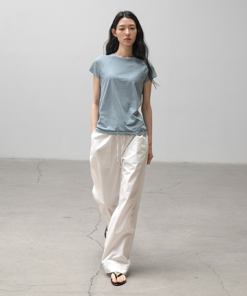 ANOTHER OFFICE WOMEN(アナザー オフィス ウーマン)の「w. Drawstring Easy Pants (Off White)(スウェットパンツ・レディース・その他・36/34)」の1枚目の写真