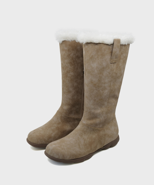 FOGGY MOODY(ポギムディ)の「Frost 0033. ベーシックファーブーツ - 3カラー(ブーツ・レディース・ダークブラウン/ブラック/Beige・22.5cm/23.5cm/24.5cm/25cm/23cm/24cm)」の15枚目の写真