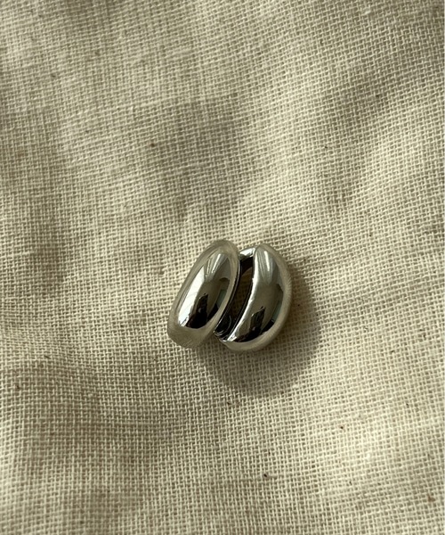ciite' surgical stainless(シーテサージカルステンレス)の「【 金属アレルギー対応 】 メタル ぷっくり クリップイヤリング サージカルステンレス (両耳用)(イヤリング・レディース・ゴールド/ピンクゴールド/シルバー・FREE)」の15枚目の写真