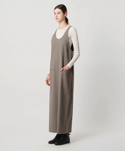 LOEFF(ロエフ)の「<LOEFF> キャンバス ジャンパースカート(ワンピース・レディース・モカ/ダークグレー・1/0)」の22枚目の写真