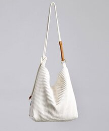 GREEN STUFF（グリーンスタッフ）の「rope bag 57 - corduroy canvas ivory（エコバッグ/サブバッグ）」