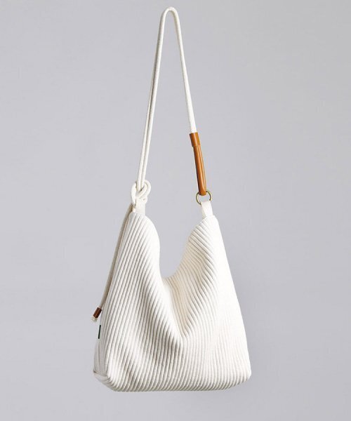GREEN STUFF(グリーンスタッフ)の「rope bag 57 - corduroy canvas ivory(エコバッグ/サブバッグ・メンズ・その他・FREE)」の1枚目の写真