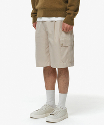 BEARDED KID（ビアーデッドキッド）の「Ripstop Cargo Half Pants Cream（その他パンツ）」