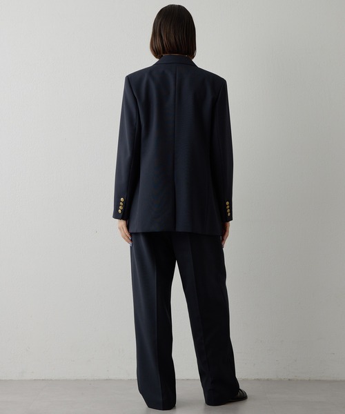 Whim Gazette（ウィムガゼット）の「マリンテーラードジャケット（テーラードジャケット・レディース・ネイビー/オフホワイト・FREE）」の22枚目の写真