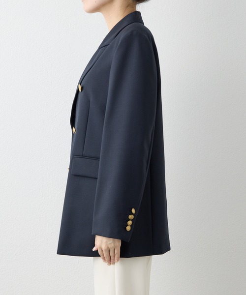 Whim Gazette LINTONテーラードジャケット LINTONツイードジャケット | Whim Gazette(ウィム ガゼット)レディース