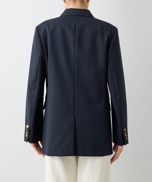 Whim Gazette（ウィムガゼット）の「マリンテーラードジャケット（テーラードジャケット・レディース・ネイビー/オフホワイト・FREE）」の12枚目の写真