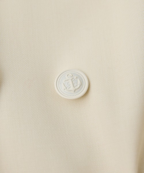 Whim Gazette（ウィムガゼット）の「マリンテーラードジャケット（テーラードジャケット・レディース・ネイビー/オフホワイト・FREE）」の3枚目の写真