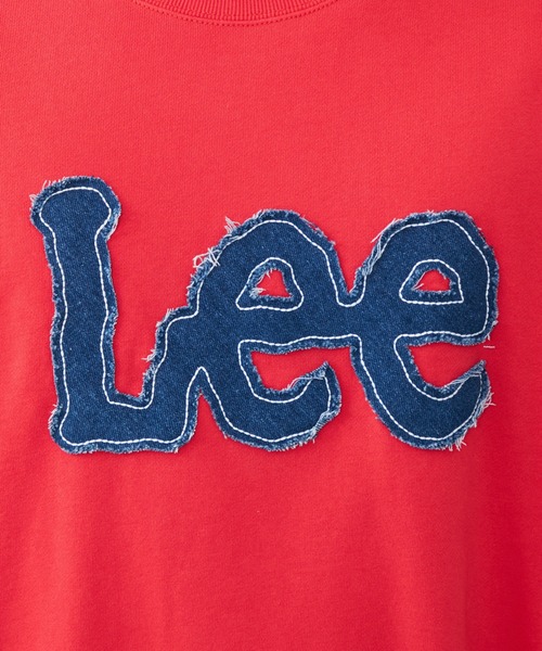 Lee(リー)の「Lee/リー デニムロゴパッチスウェット(スウェット・メンズ・オフホワイト/レッド/グリーン・SMALL/MEDIUM/X-LARGE/LARGE)」の13枚目の写真