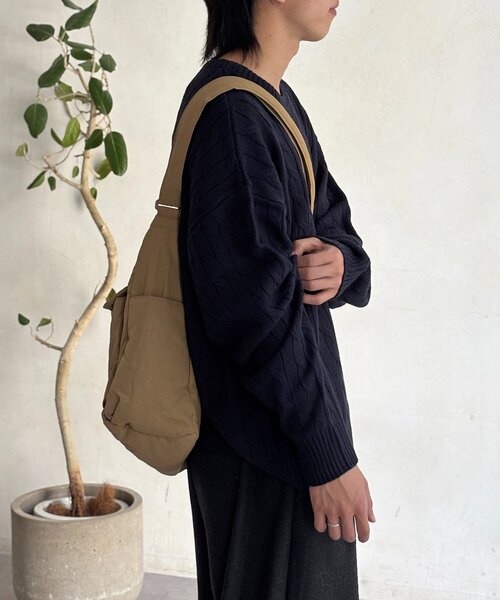 U.S. POLO ASSN.（ユーエスポロアッスン）の「【U.S. POLO ASSN.】1ポイント刺繍ケーブルニットプルオーバー（ニット/セーター・メンズ・マスタード/ネイビー/グリーン/アイボリー/レッド・LARGE/MEDIUM）」の22枚目の写真