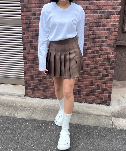 etta（エタ）の「ウサギワンポイントデザインロンT／長袖Tシャツ（Tシャツ/カットソー・レディース・ホワイト・MEDIUM/LARGE/SMALL/X-LARGE/X-SMALL）」の5枚目の写真