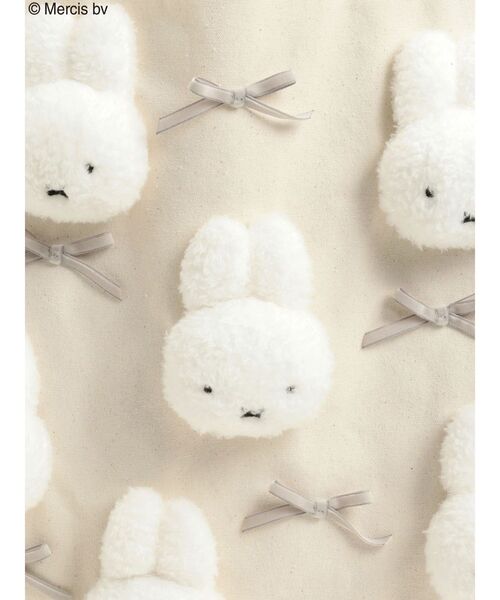 merry jenny（メリージェニー）の「リボンもこもこmiffyトート（トートバッグ・レディース・ブラック/アイボリー・FREE）」の14枚目の写真