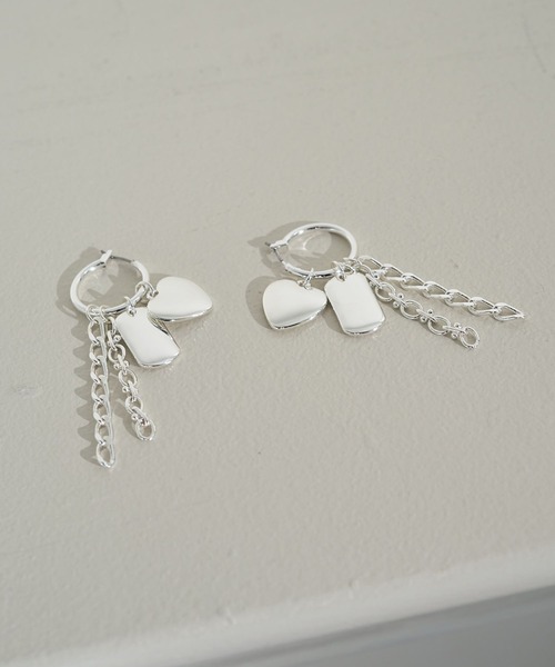 HARE（ハレ）の「モチーフツキピアス(HARE)（ピアス（両耳用）・レディース・シルバー・FREE）」の12枚目の写真