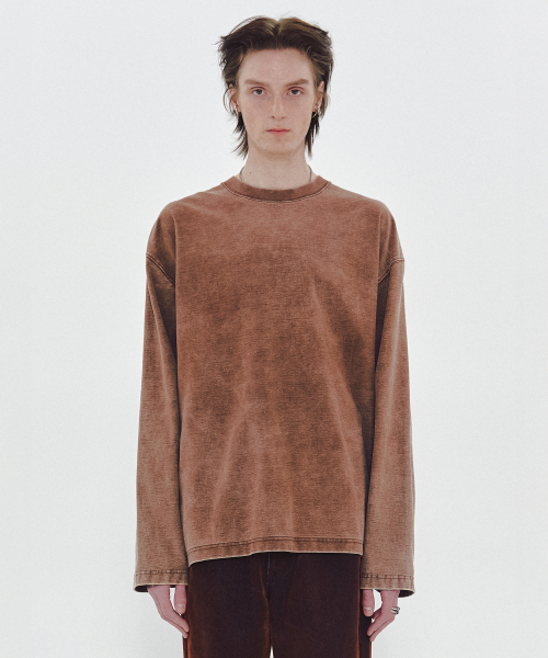 MMIC(エムエムアイシー)の「VEIL LONG SLEEVE (BROWN)(スウェット・メンズ・その他・M/L/XL)」の7枚目の写真