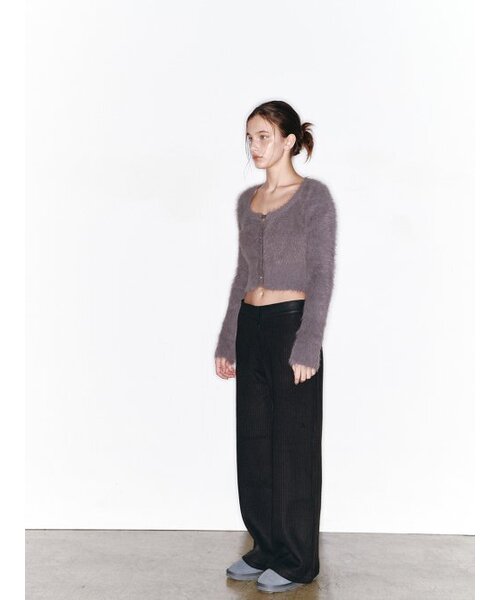 ASURA(アスラ)の「リブニットパンツ (ブラック)(その他パンツ・レディース・その他・ONE SIZE)」の2枚目の写真