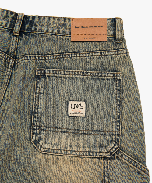 LMCの「ブラッシュウォッシュデニムカーペンターショーツサンド(その他パンツ・レディース・その他・S/M/L)」の9枚目の写真