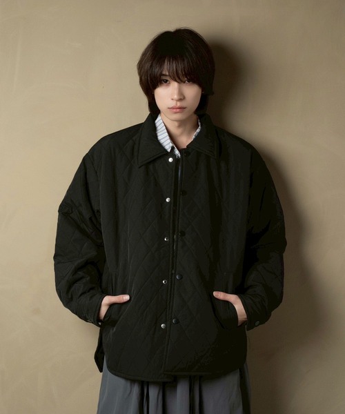 primula(プリムラ)の「ダイヤモンドキルティングジャケット(その他アウター・メンズ・ブラック・L/M/XL)」の1枚目の写真
