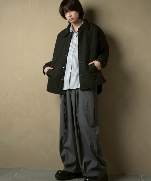primula(プリムラ)の「ダイヤモンドキルティングジャケット(その他アウター・メンズ・ブラック・L/M/XL)」の2枚目の写真