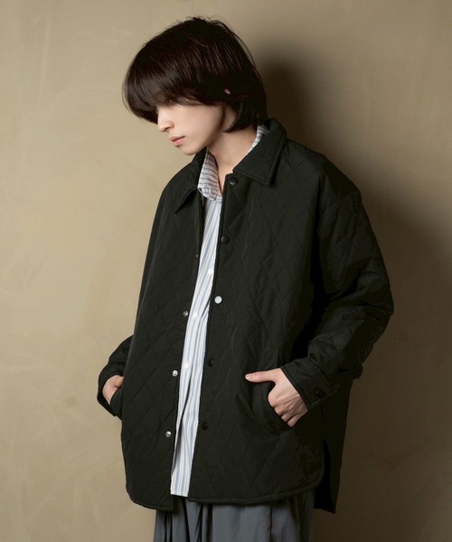 primula(プリムラ)の「ダイヤモンドキルティングジャケット(その他アウター・メンズ・ブラック・L/M/XL)」の9枚目の写真
