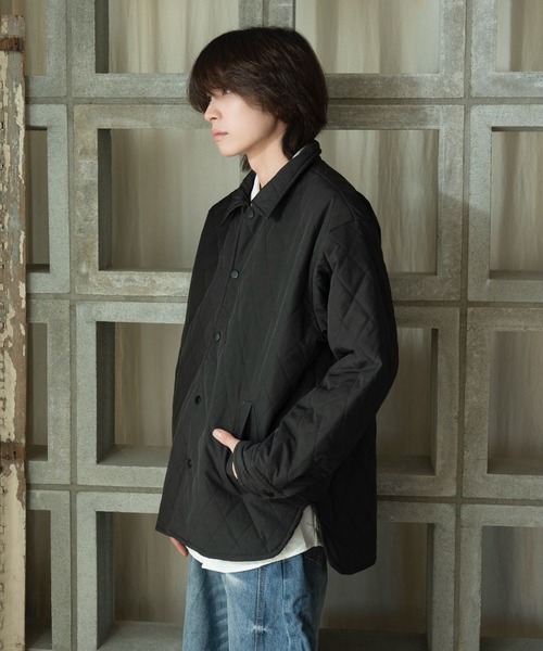 primula(プリムラ)の「ダイヤモンドキルティングジャケット(その他アウター・メンズ・ブラック・L/M/XL)」の11枚目の写真