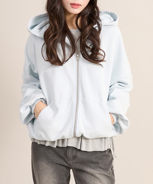 apres jour mignon(アプレジュールミニョン)の「裾フリルレイヤードトップス(Tシャツ/カットソー・レディース・ブラック/オフホワイト/杢グレー・フリー/LARGE)」の20枚目の写真