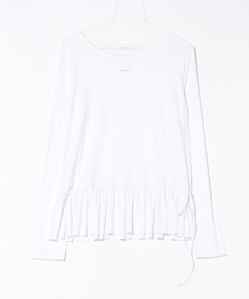 apres jour mignon(アプレジュールミニョン)の「裾フリルレイヤードトップス(Tシャツ/カットソー・レディース・ブラック/オフホワイト/杢グレー・フリー/LARGE)」の22枚目の写真